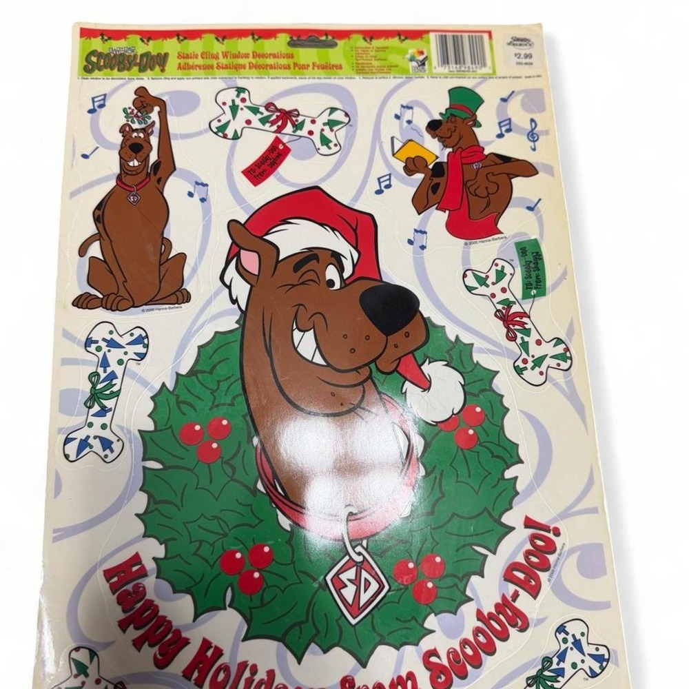 Vintage Scooby-Doo window clings